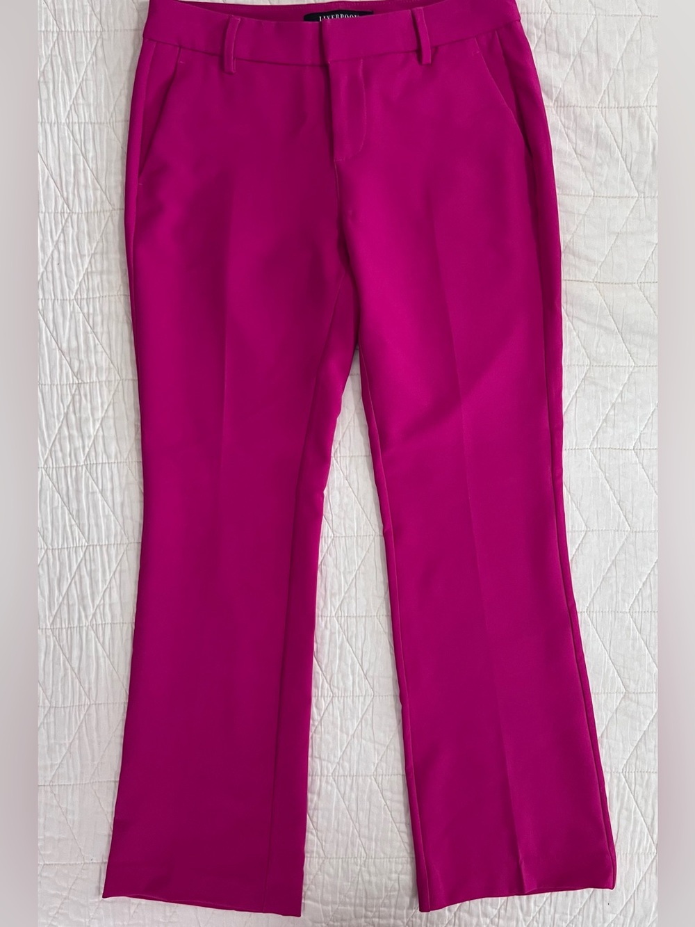 Liverpool Los Angeles Magenta Kelsey Flare Dress Pants Trousers